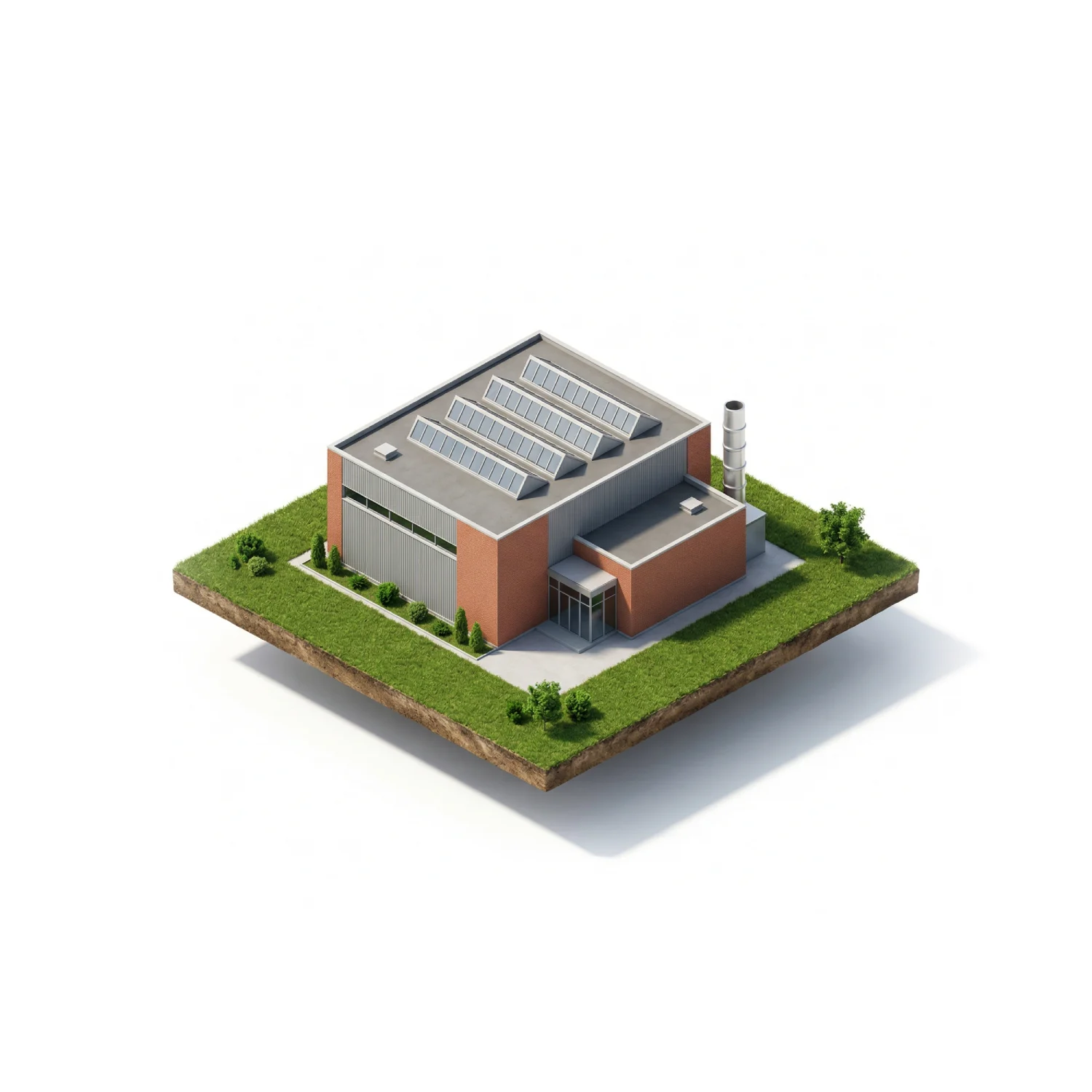 Industrial facility with steady power consumption