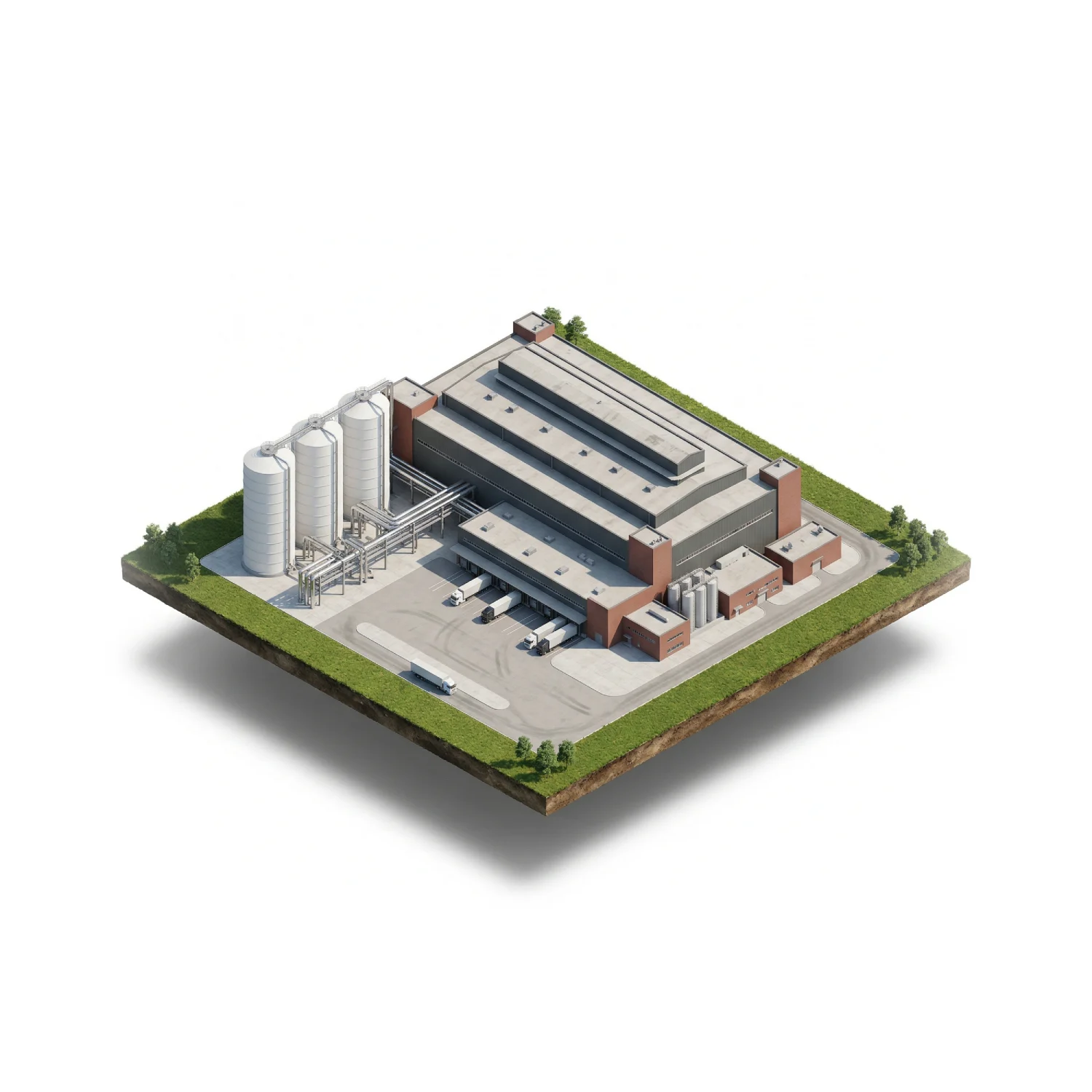 Grid connection sized for matched import and export